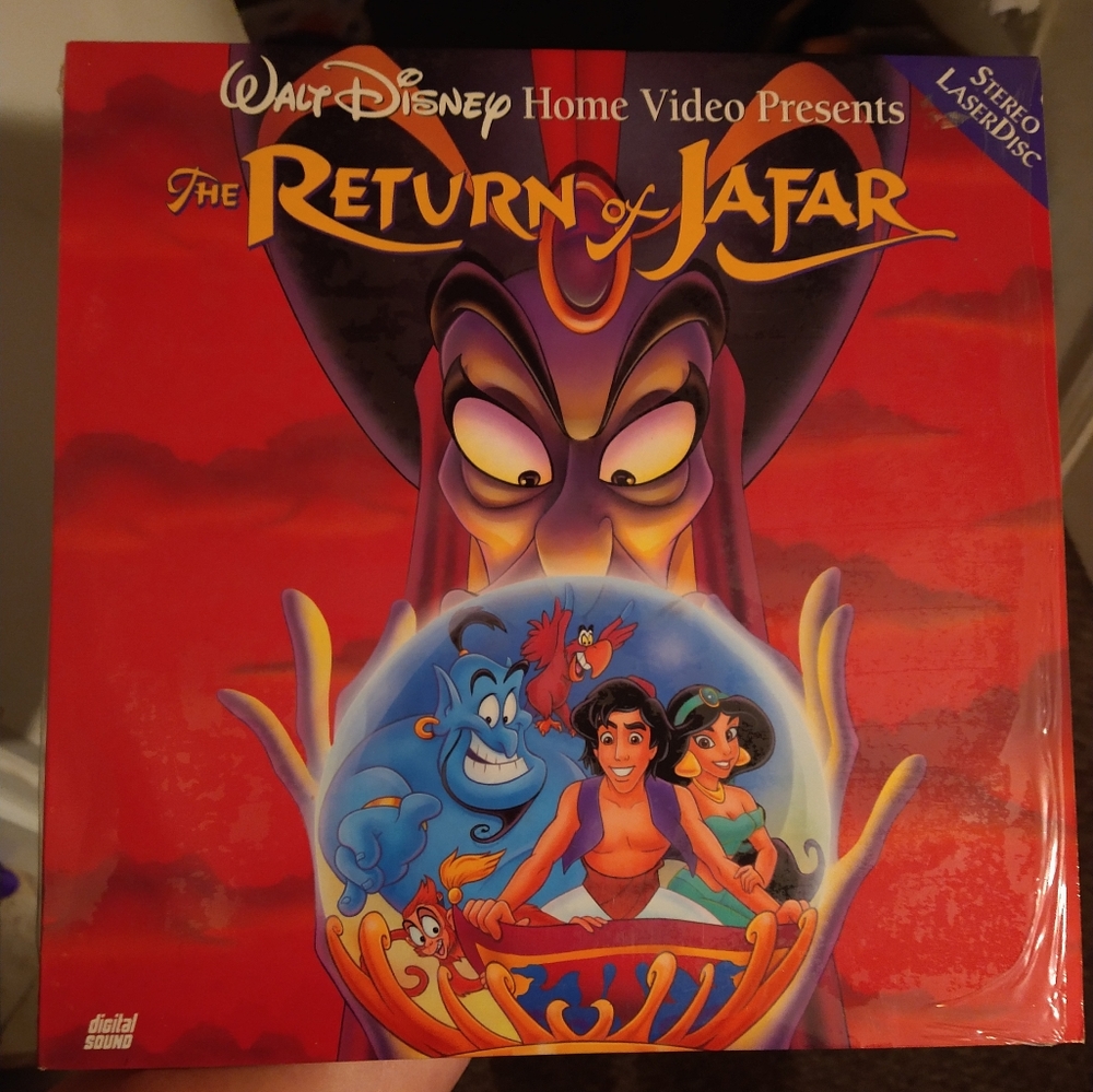 SEALED The return of Jafar laser disc